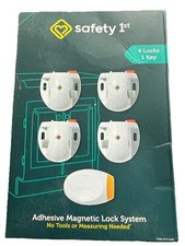 Safety 1st Adhesive Magnetic Lock System 4 Locks 1 Key