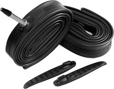 2 Pack 700 x 28-32c Road Bike Inner Tubes, 60mm Presta Valve Premium Quality But