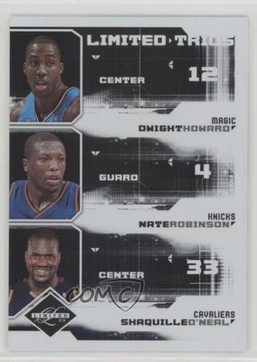 2009 Limited Trios 85/99 Shaquille O'Neal Dwight Howard Nate Robinson #2 HOF 0ew