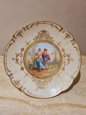 Ambrosius Lamm Dresden Porzellan Teller 