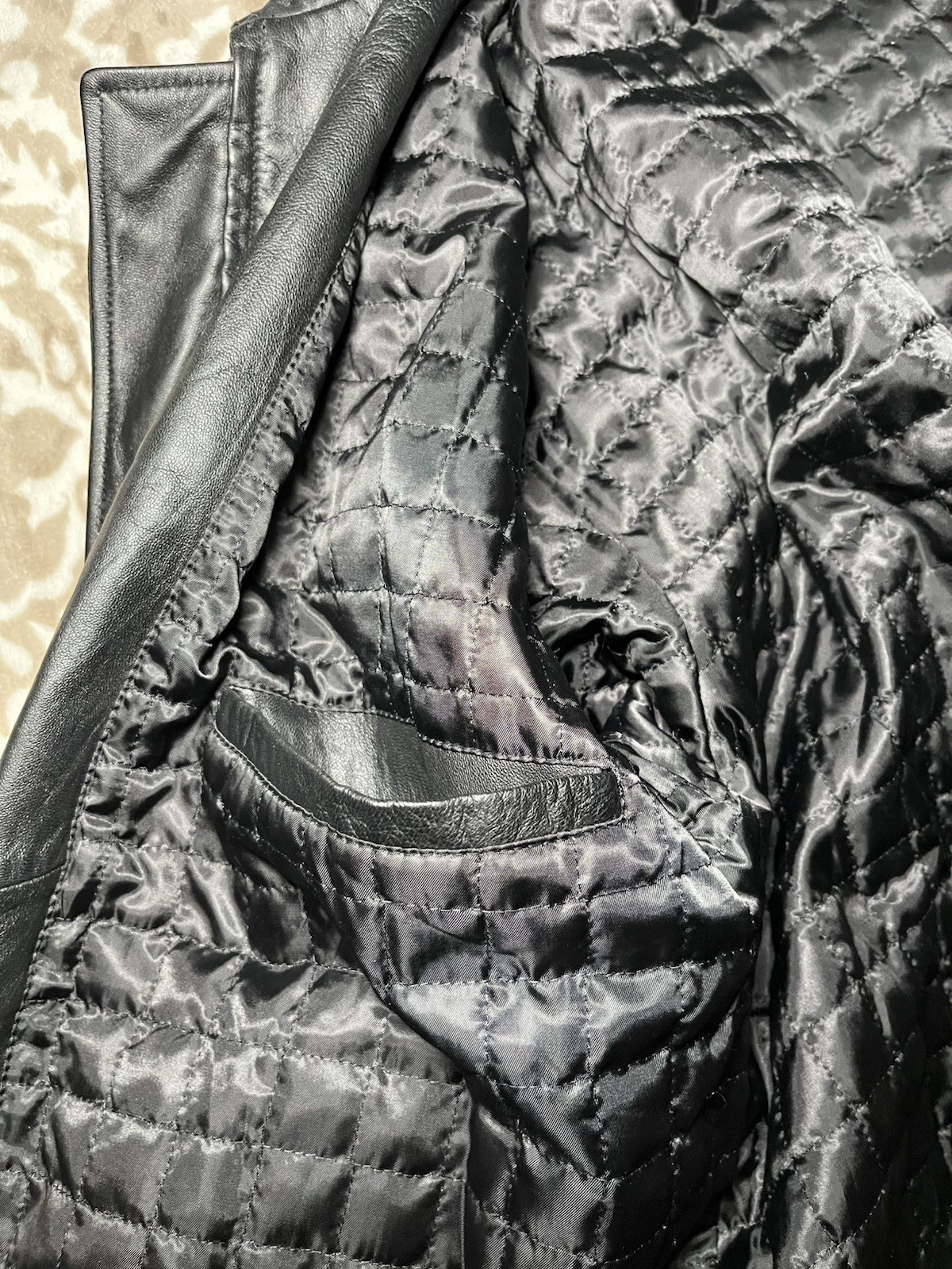 Colebrook Leather Jacket Full Zip Polyester Linin… - image 8