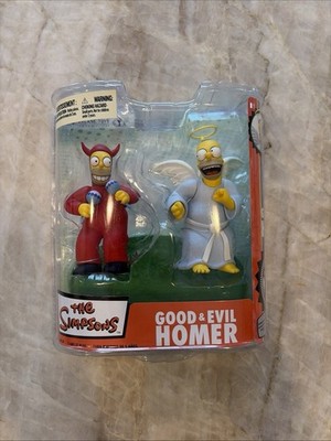 The Simpsons Good & Evil Homer McFarlane Toys 2007 NEW SEALED