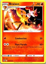 Braixen Uncommon SWSH12: Silver Tempest 026/195 LP