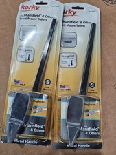 2 NEW Front Mount Toilet Flush Lever Handles -Chrome -HD -Universal -SHIPS TODAY