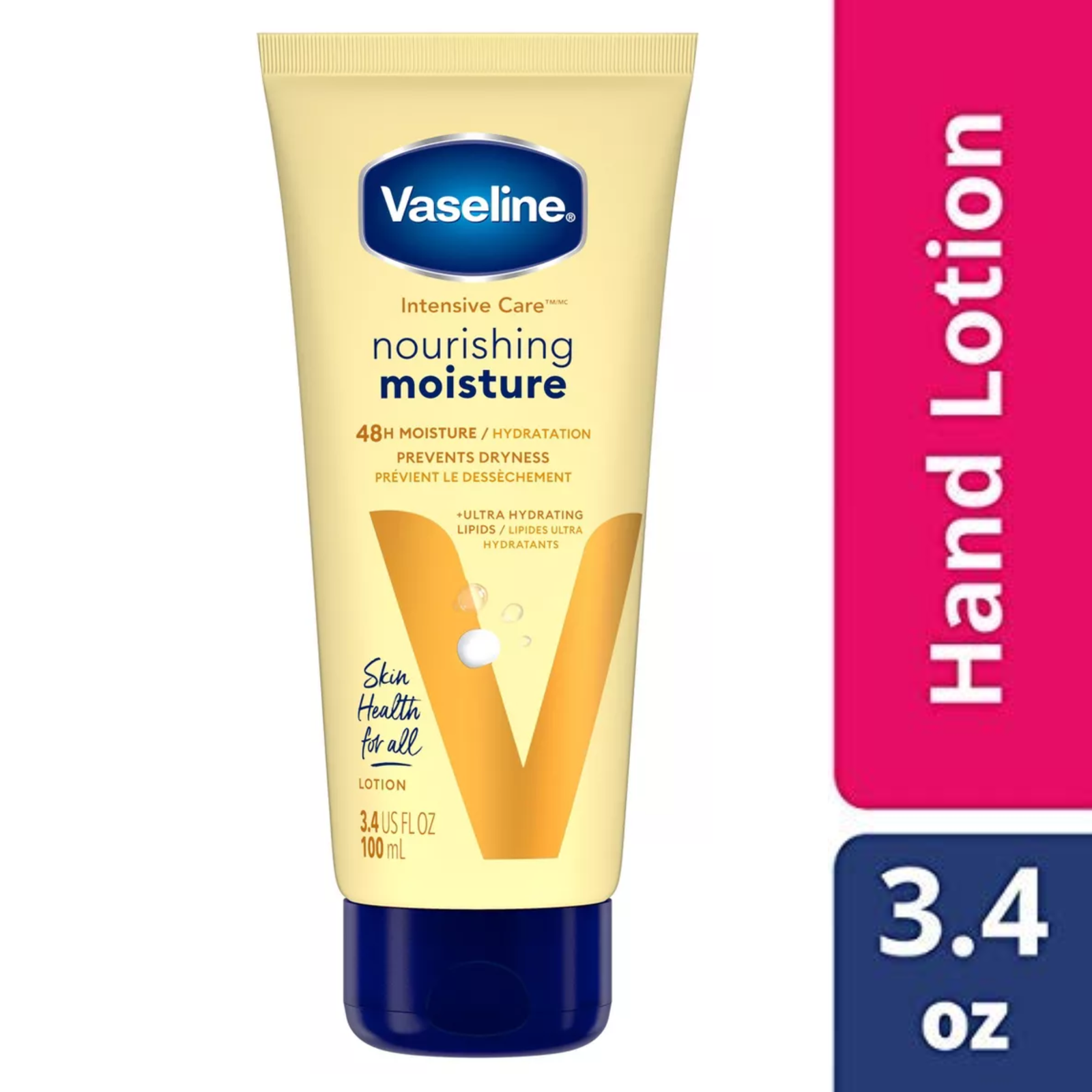 Vaseline Intensive Care Essential Healing Lotion 3.4oz 5-Pack for Dry Skin Relief