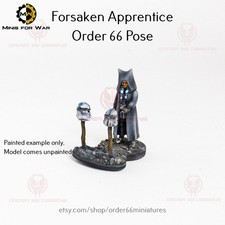 Star Wars Legion 3d printed Ahsoka - Order 66 Pose - Legion Scale - UNPAINTED