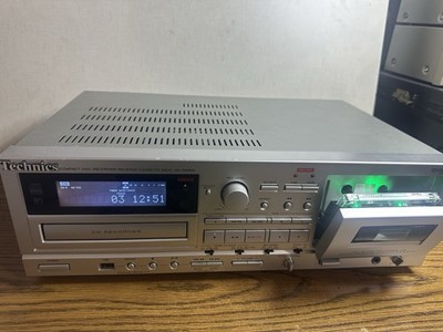 TEAC AD-RW900 CD Recorder With Cassette Deck and USB Port - Black