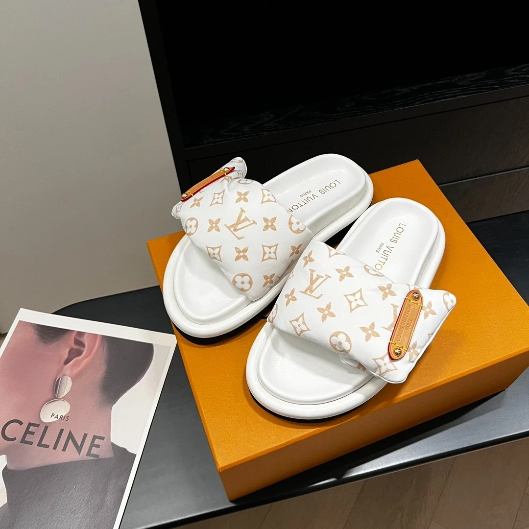 Louis Vuitton White Sandals for Women for sale - eBay