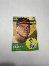 1963 Topps #65 Jackie Brandt. VG/EX