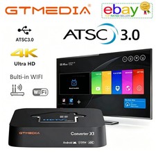 GTMEDIA 4K Android 11 Smart TV Box ATSC 3.0 Tuner 2 in 1 OTA DVR Ready NEW