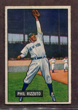 1951 Bowman Set-Break # 26 Phil Rizzuto VG-VGEX (crease) *JAYSACE*