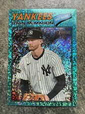 Ryan McMahon 2026 Topps Heritage #381 Chrome Aqua Sparkle Refractor
