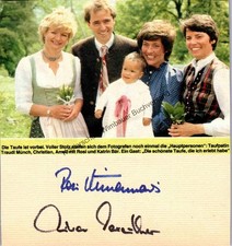 Original Autogramme Rosi Mittermaier (1950-2023) und Christian Neureuther 301713