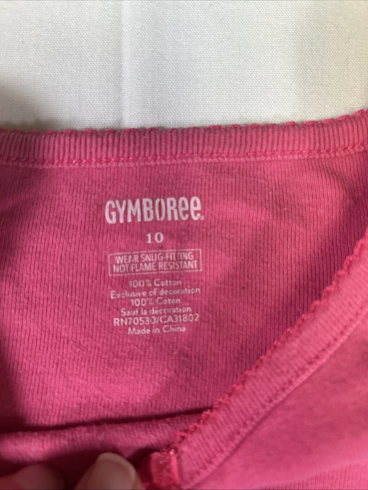 Pijama Gymboree Niñas Primavera Pascua Conejito 100% Algodón Talla 10 Usado en Excelente Condición Foto 3 de 4