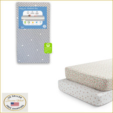 Delta Children Simmons Kids Radiant Sky Dual Sided Crib  Toddler Mattress 2-Pac