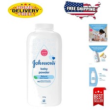 All-Natural 400g Baby Powder - Talc-Free, Ideal for Hydrating Sensitive Skin