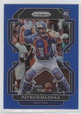 2022 Panini Prizm Blue Prizm Patrick Mazeika #91 0y59
