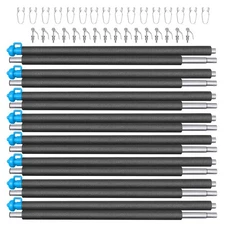Universal Trampoline Replacement Enclosure Poles with Clamp and Hardware (Fit...