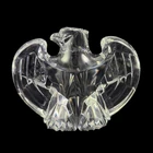 Steuben Signed Crystal American Eagle Bird 8496 Figurine Hand Cooler