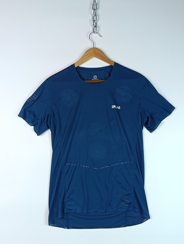 Salomon, SALOMON S/LAB NSO Tee M Mens Running Trail T-Shirt Poseidon Blue Size M S $115