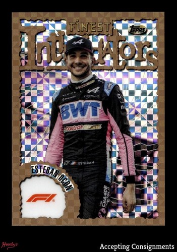 2024 Topps Finest Formula 1 Finest Intimidators X-Fractor Esteban Ocon