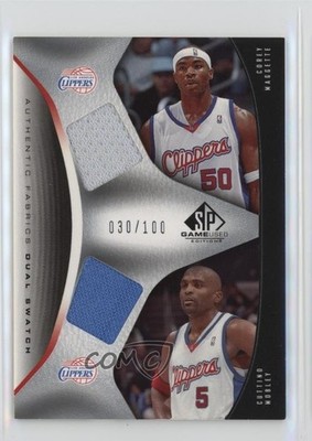 2006-07 SP Game Used Edition 30/100 Corey Maggette Cuttino Mobley #AFD-MM 1n1c