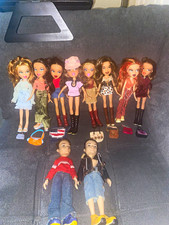 Bratz Lot of 10 Fashion Dolls 10in w/ Outfits, Shoes  Accessories