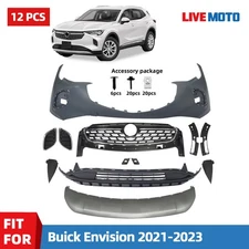 New Front Bumper Cover Grille Assembly Kit For 2021-2023 Buick Envision 84899914