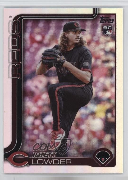 2025 Topps Series 1 Rainbow Foilboard Rhett Lowder #205 1s2k