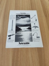 1981 ARTEMIDE LAMPS TIZIO MACUMBA THOLOS MEGARON SYNTHESIS VINTAGE ADVERTISING