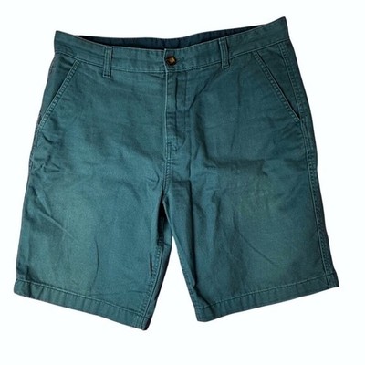 Faded Glory Mens Cotton Chino Shorts Size 36 FM27378 Flat Front Twill