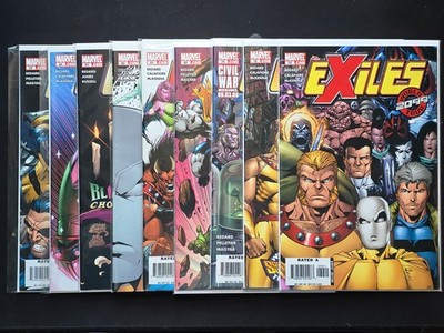 (LOT 9) Exiles #s 76 78 79 80 81 82 83 84 & 85 Marvel Comics 2006 VFNM