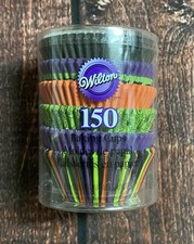 Wilton Halloween Standard Size Baking Cups/Cupcake Liners Multicolor 150 Ct. New