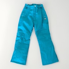 Hawke and Co Outfitter Kids Snow Pants Size 6X Teal EUC Adjustable Waist