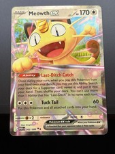 Meowth ex 062/088 Me03: Perfect Order Holo Pokemon
