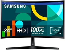 Samsung Essential S3 S36GD 24" IPS 1080p Full HD 100Hz IPS Curved Monitor