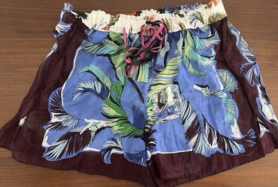 NWT Authentic Emilio Pucci Women s Printed Cotton Beach Shorts Size 46 IT