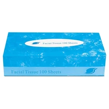 GEN FACIAL30100 2-Ply Boxed Facial Tissue - White (30 BX/CT) New