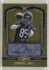 2019 Certified Rookie Signatures Mirror Gold Etch 9/10 Emanuel Hall Auto 5w7