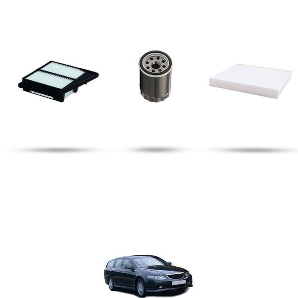 Hoffcar Wartungsset - 3 Filter FüR Honda Accord VII 2.0 115KW Ab 2003-image