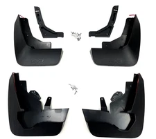 2021-2026 Chevrolet Tahoe Suburban Front & Rear Molded Splash Guard Black OEM GM