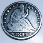 1854-O Seated Liberty Half Dollar Beautiful Coin Rare Date