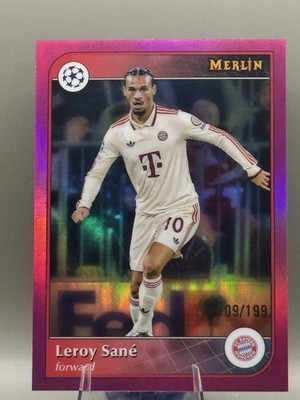 Leroy Sane Galatasaray 2024-25 Topps Merlin UCC Pink Refractor /199