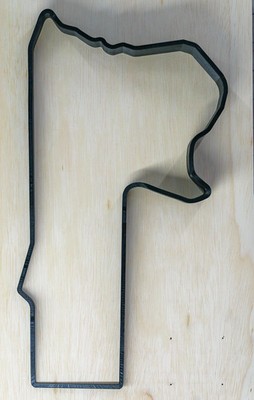 Mount Panorama - Bathurst -- 3D Including Topography -- 3D Track Art