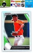 2021 Panini Prizm Draft Picks #PDP105 Elmer Rodriguez-Cruz Silver Prizm