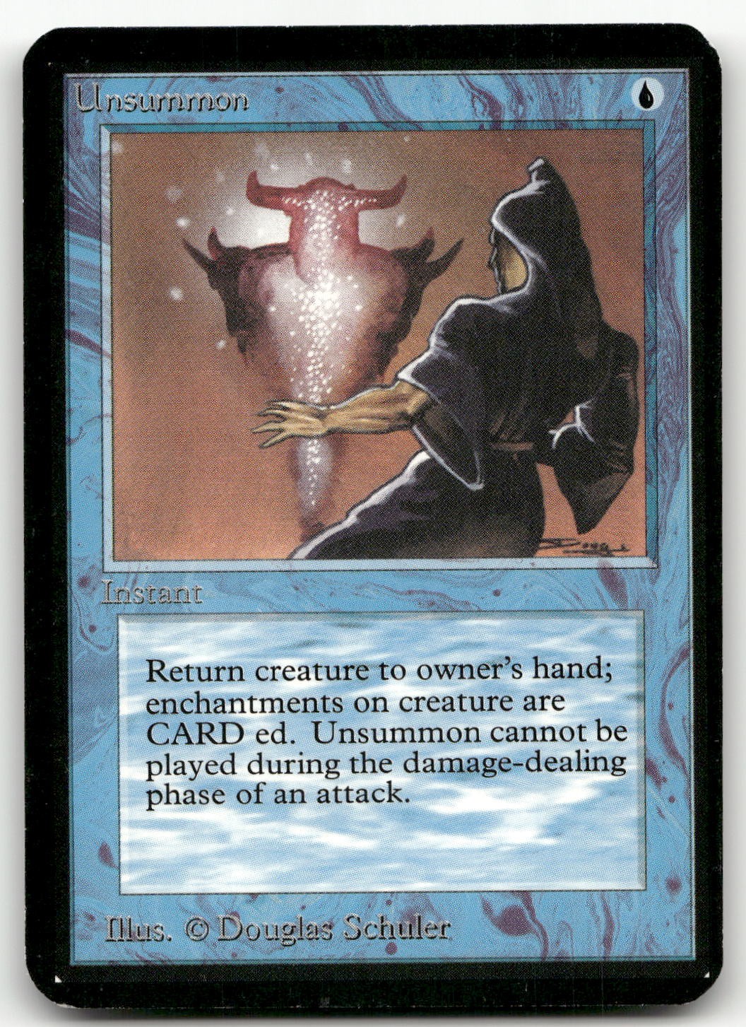 Unsummon (LP) Alpha Edition LEA Magic MTG