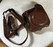 High-End Brown Leather Protective Camera Case Unbranded NEW