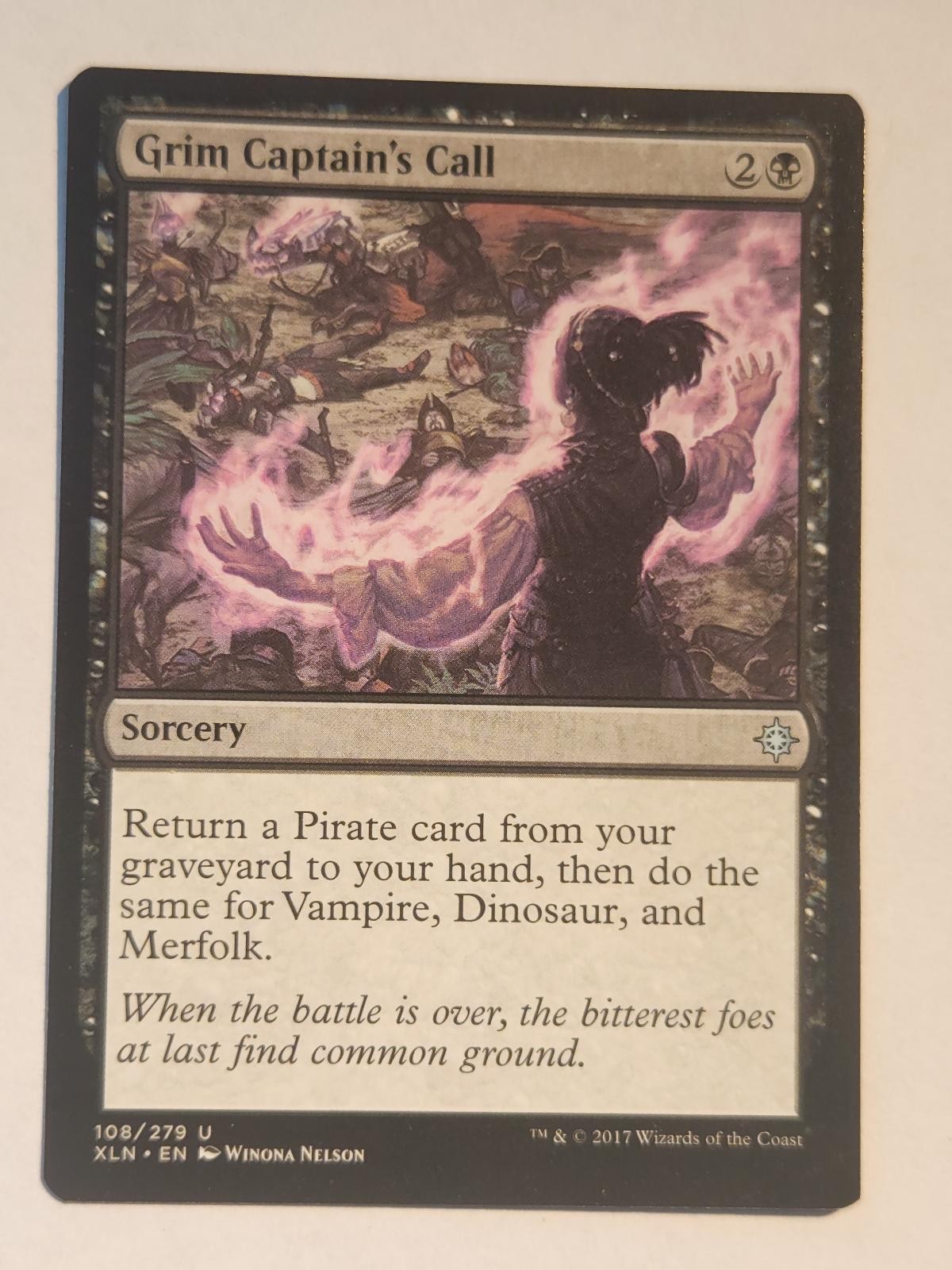 Grim Captain's Call 108 Ixalan Magic: The Gathering Uncommon LP