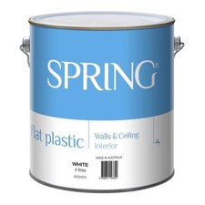 Spring 4L Flat White Interior Paint