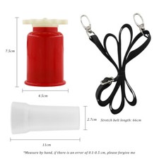 Penis Extender Stretcher Enhancer Vacuum Enlarger Exercise Male Silicone Sleeve